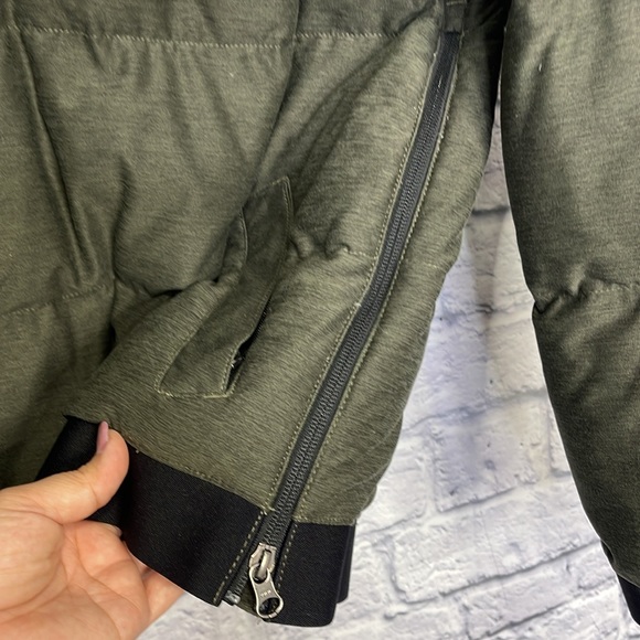 The North Face Men’s Eros Down Pullover Jacket Small Taupe Green Heather New - Picture 6 of 11